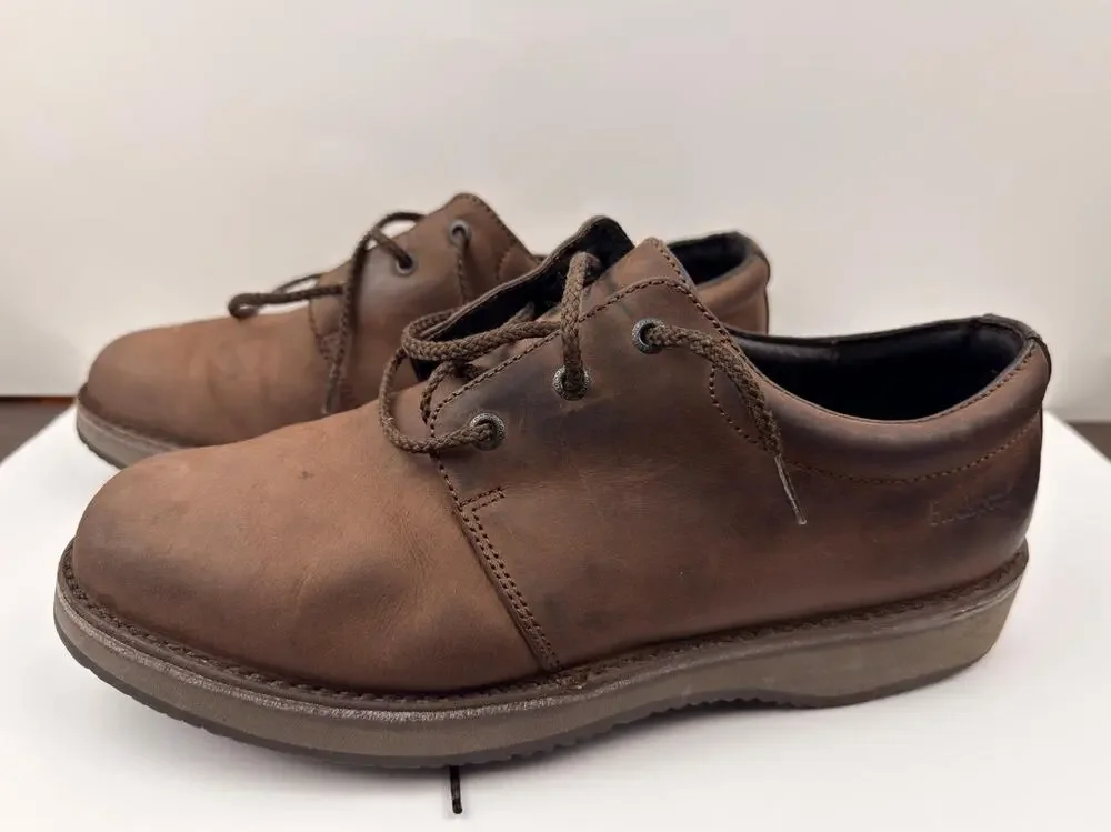 Rockport Men’s Brown Leather Oxford Shoes Size 10W Wide Made in Portugal